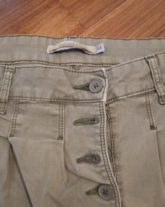 Pantaloni Beige Cavallo Basso – Modello Carrot / S