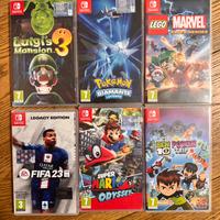 Set 6 giochi per Nintendo Switch