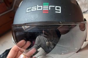 Casco e guanti pelle donna