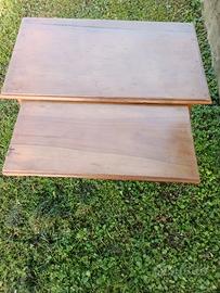 Tavolo piccolo con allungo, noce, art decò 