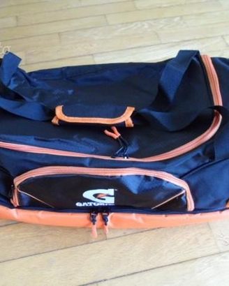 Borsone sportivo-Champion League- col Nero/Arancio