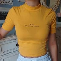 TOP mezza manica elasticizzato TERRANOVA