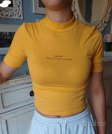 TOP mezza manica elasticizzato TERRANOVA