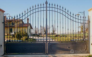 Cancello in ferro battuto