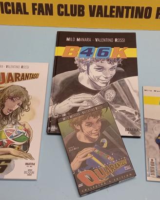 Lotto Libri dvd Manara collection Valentino Rossi