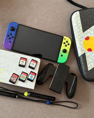 Nintendo Switch Oled ed. Splatoon con giochi