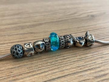Bracciale Pandora Moments argento 925 + 8 charm