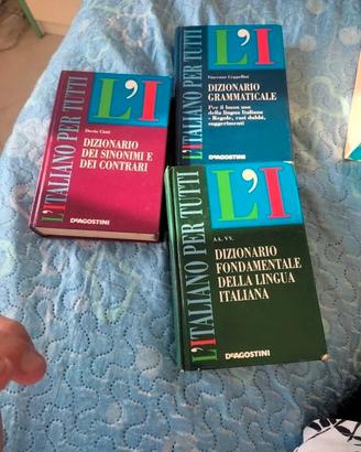 Set 3 Dizionari De Agostini : vocabolario italiano
