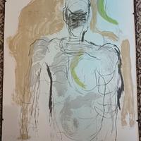 
Litografia d’arte numerata (58/150) - 67x51 cm -