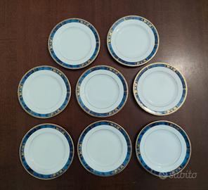 Set 8 piattini da 16,5 cm D'ancienne manifacture 