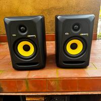 Coppia casse monitor da studio krk rookit 5