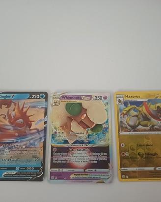 Lotto 3 Carte Pokémon 