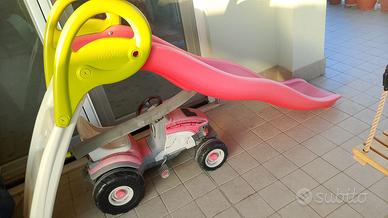 Scivolo Smoby , trattore a pedali