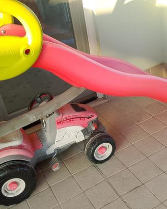 Scivolo Smoby , trattore a pedali