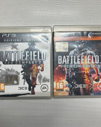 Battlefiled Bad Company 2 e Battlefield 3 PS3