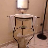 Portacatino in ferro battuto 