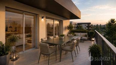 Appartamento di 118 m² con 4 locali e box auto a L
