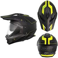 CASCO INTEGRALE MOTO ENDURO SHOT TREK GIALLO OPACO
