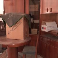 Credenza con vetrine 