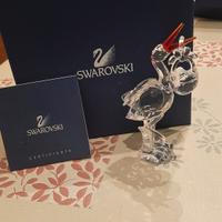 swarovski cicogna con bebè 