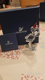 swarovski cicogna con bebè 