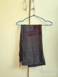Sciarpa verde militare stampa vintage grunge
