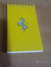 block notes ferrari originale