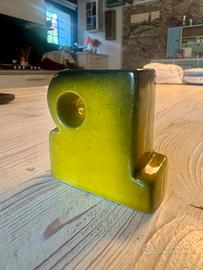 Portapenne vintage AB ceramica verde anni ’70