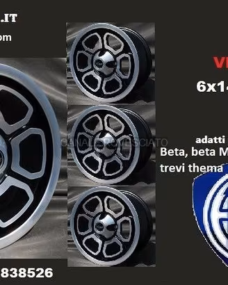 Cerchi vega 6x 14 4x98 Lancia beta & montecarlo