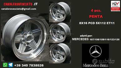 Cerchi AMG penta 8x 16 5x112 et11 mercedes