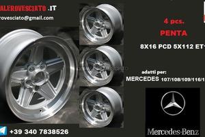 Cerchi AMG penta 8x 16 5x112 et11 mercedes