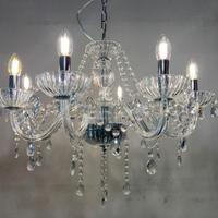 PERENZ - Lampadario vetro soffiato/pendagli vetro