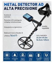 metal detector ad alta precisione 