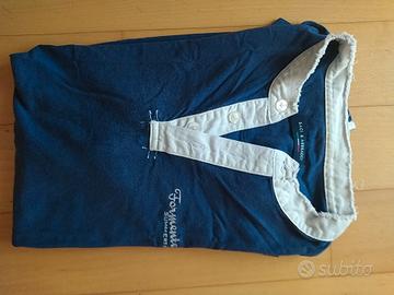 t-shirt baci&abbracci blu