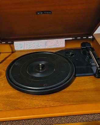 radio con giradischi 