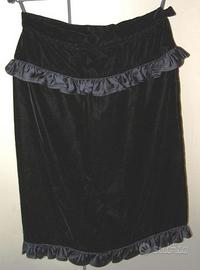 gonna elegante in velluto valentino tg 44