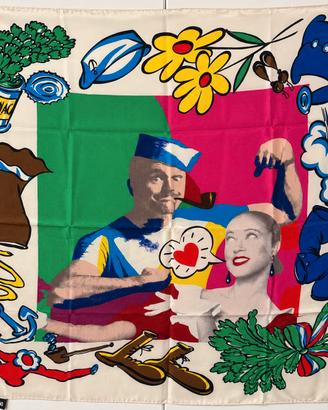 Foulard Moschino originale pop art