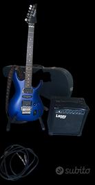 Ibanez Ergodyne + Amplificatore Laney + Accessori 
