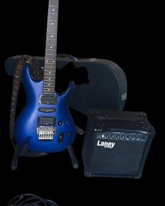 Ibanez Ergodyne + Amplificatore Laney + Accessori 