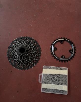 Corona 30 catena e pacco pignoni sram xx1 11v