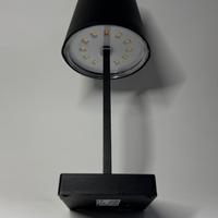 Lampada Led touch da tavolo nera