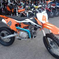 NUOVA PIT BIKE 17/14 125cc ZEUS ARANCIO