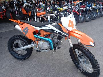 NUOVA PIT BIKE 17/14 125cc ZEUS ARANCIO