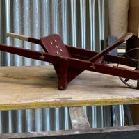 Carriola vintage in legno anni 60