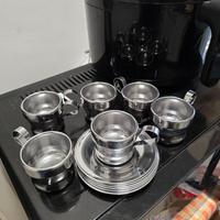 VINTAGE 6 TAZZINE + PIATTINI DA CAFFÈ LA TERMICA