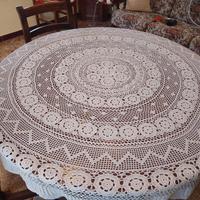 copri tavolo  uncinetto