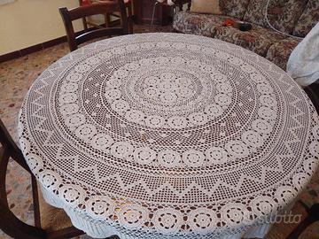 copri tavolo  uncinetto