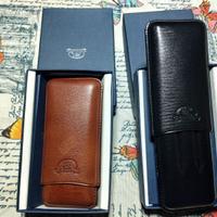 Portasigari in pelle "Il Veliero"