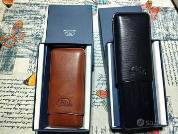 Portasigari in pelle "Il Veliero"