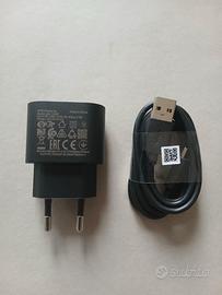 Caricabatteria USB originale Nokia + cavo dati 